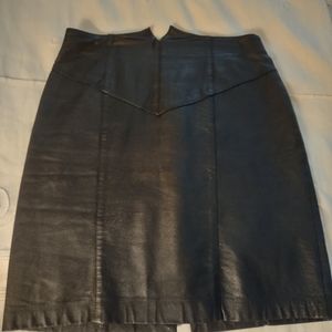 Vintage Wilson Leather Skirt